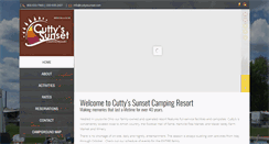 Desktop Screenshot of cuttyssunset.com